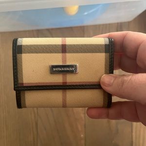Burberry Checkered Change Purse